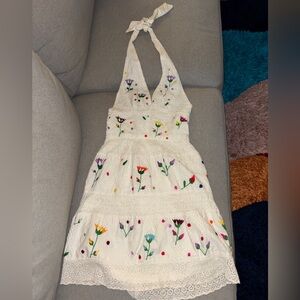 Vintage babydoll halter dress sz xs-s